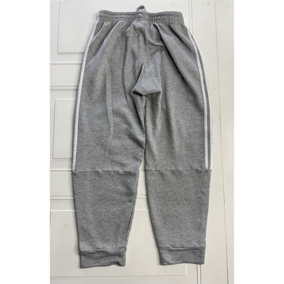 Adidas Climalite Track Pants Jogging Running Men’s Medium Striped Gray White - Picture 6 of 7